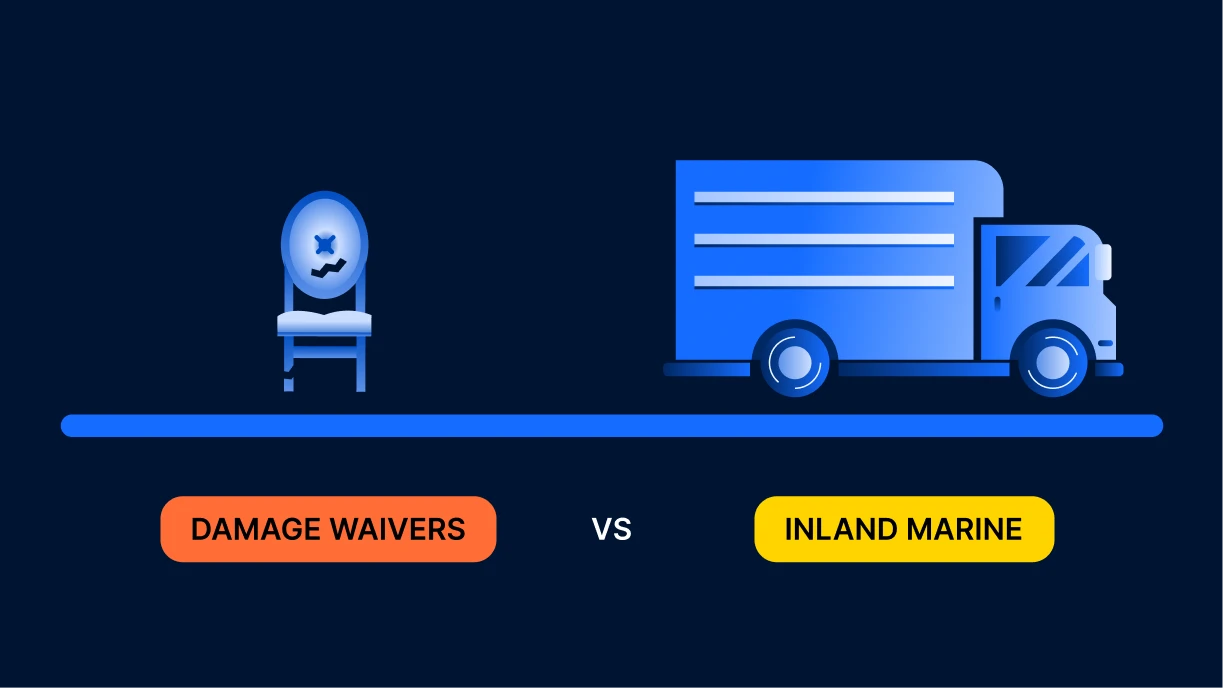 Damage waivers vs. inland marine insurance comparison for event rental businesses