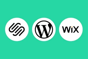 Goodshuffle Pro's top recommendations for rental website builders: Squarespace, WordPress, and Wix.