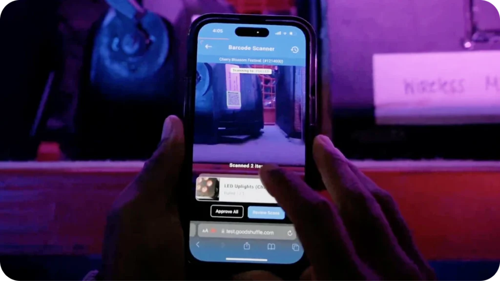 Advanced Inventory in Goodshuffle Pro with barcoding, auto set asides, and manual override for complete warehouse tracking