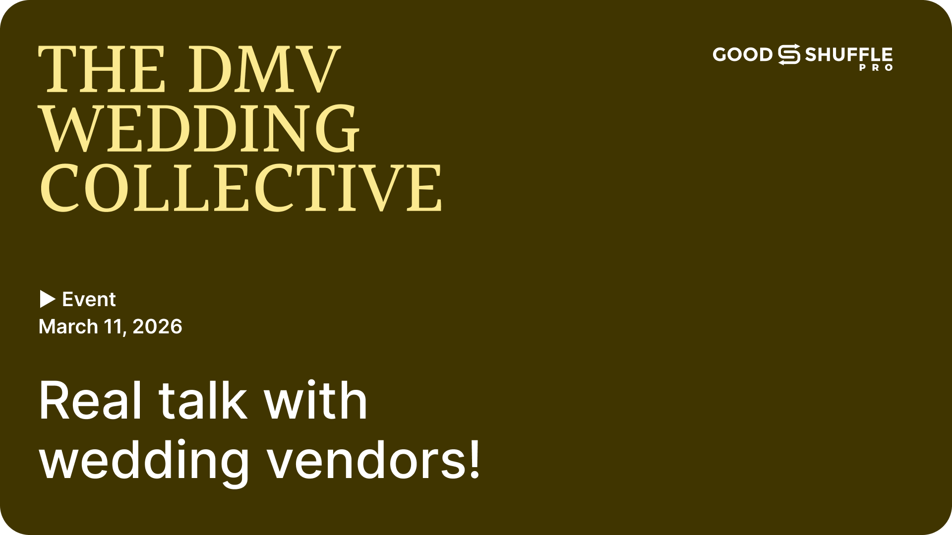 dmv wedding collective industry roundtable